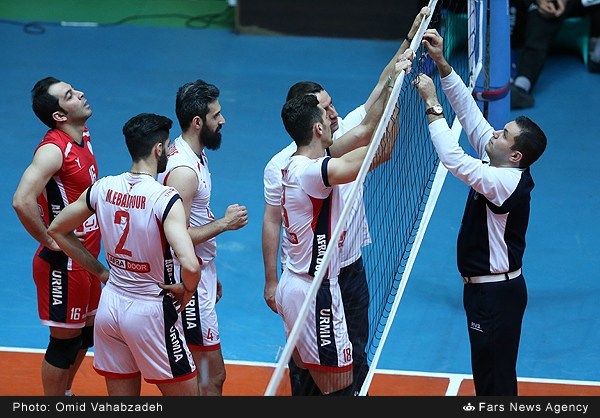 تهرانی ها پیروزی بازی رفت نیمه نهایی لیگ والیبال(+عکس)
