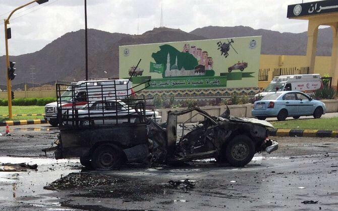 5 کشته در حمله موشکی چهارشنبه حوثی ها به شهر مرزی عربستان