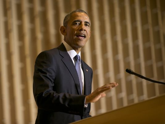 اوباما در کنیسه یهودیان واشنگتن : نام من با توافق هسته ای با ایران گره خورده است