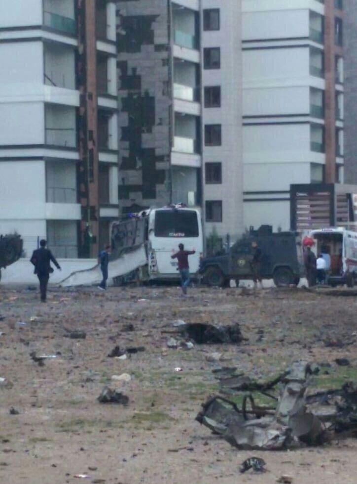 انفجار در دیاربکر ترکیه / 7 زخمی (+عکس)