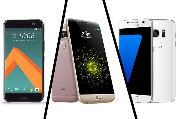 مقایسه HTC 10، ال‌جی G5 و سامسونگ گلکسی S7