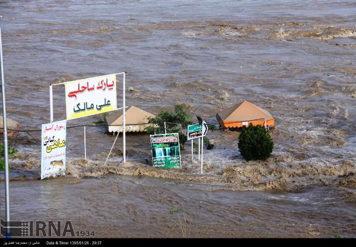 عکس سیل عکس رودخانه دز رودخانه دز حوادث خوزستان اخبار خوزستان