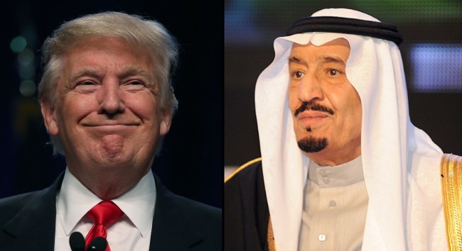 تماس تلفنی یک ساعته ترامپ - پادشاه عربستان سعودی: تاکید بر مقابله با ایران/ توافق درباره ایجاد مناطق امن در سوریه و یمن