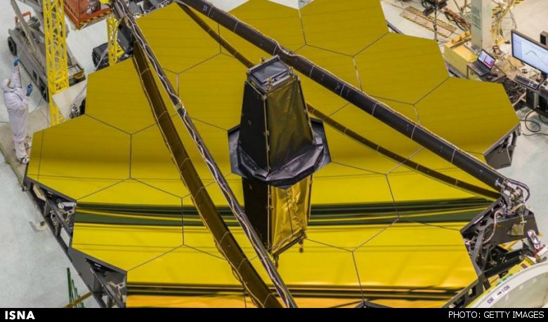 رونمایی از آینه طلای قدرتمندترین تلسکوپ جهان