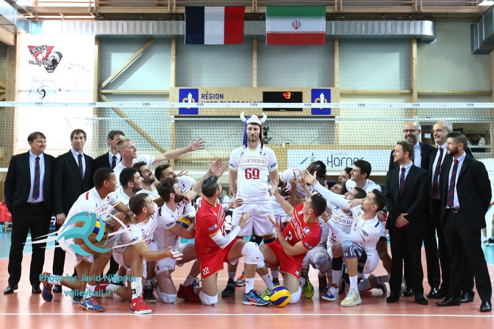 ایران 0 - 3 فرانسه /دومین شکست تیم ملی والیبال از فرانسه(+گزارش تصویری)