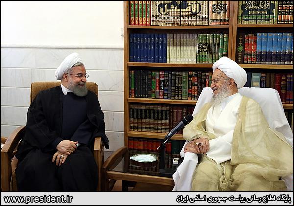 آیت‌الله مکارم شیرازی خطاب به روحانی: شما رییس جمهوری موفقی هستید/ نباید انتظار داشت مشکلات یک شبه حل شود
