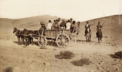 پلیس راه در دوره قاجار (عکس)