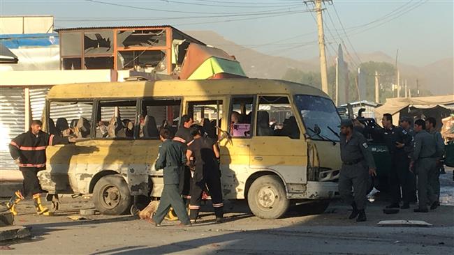 انفجار مینی‌بوس در کابل؛ 14 کشته