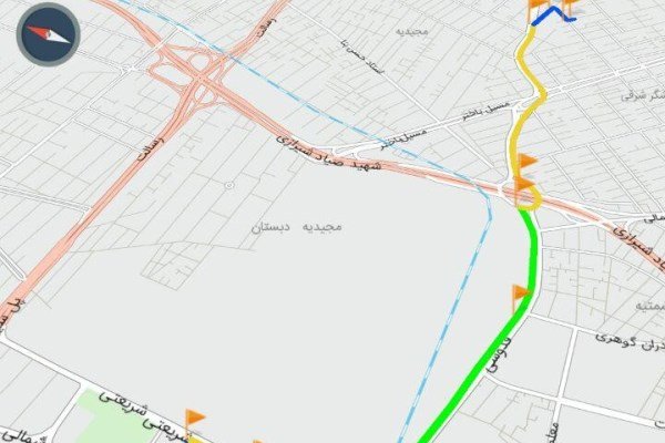 آگاهی از وضعیت ترافیک تهران با اپلیکیشن نقشه