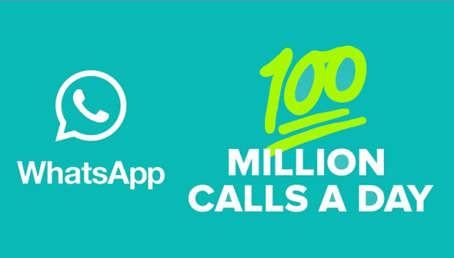 برقراری روزانه صد میلیون تماس صوتی با واتس اپ