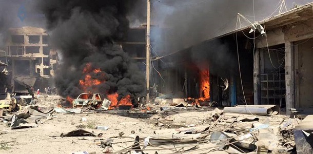 50 کشته در انفجار بمب در شهر کردنشین سوریه/ داعش برعهده گرفت (+عکس)