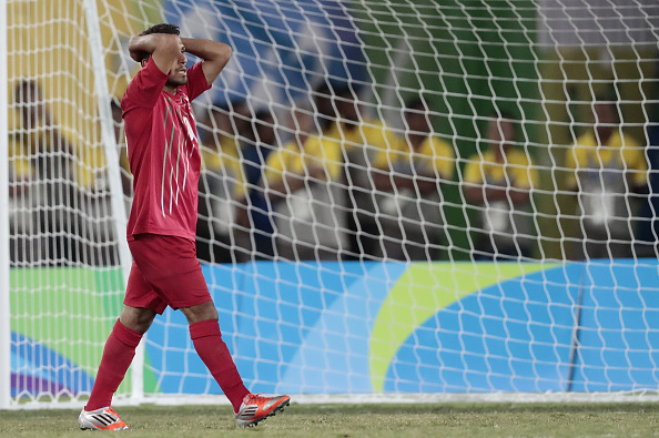 اشک و آه و حسرت برای از دست رفتن طلای فوتبال 7 نفره(+گزارش تصویری)