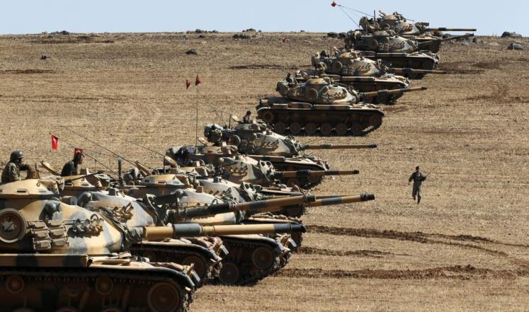 ورود تانک های ترکیه به سوریه برای جنگ با داعش