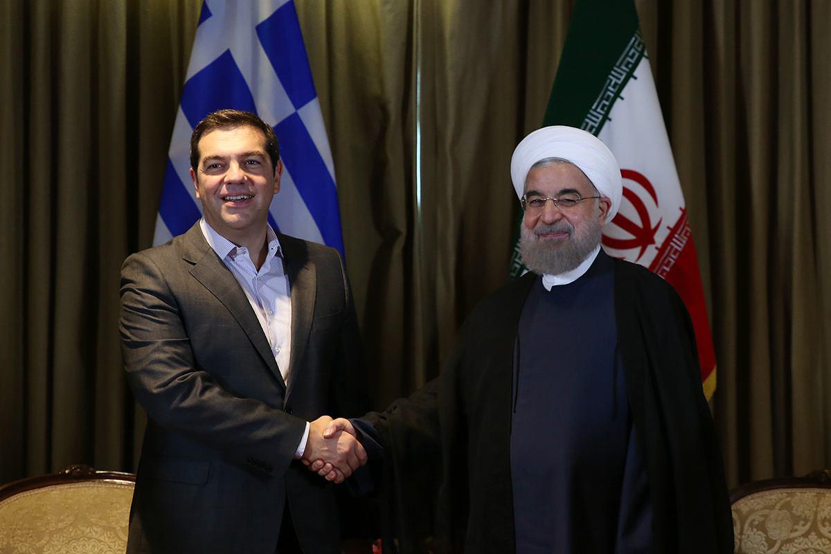 دیدار روحانی و نخست وزیر یونان در نیویورک (+عکس)