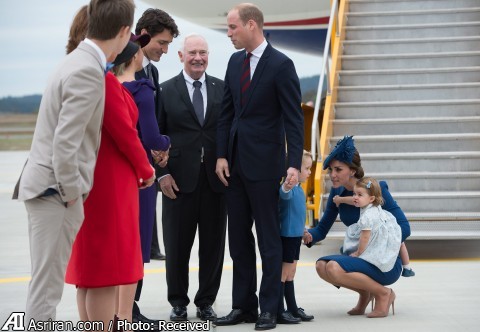اولین سفر خارجی خانواده سلطنتی چهار نفره انگلیس (+عکس)
