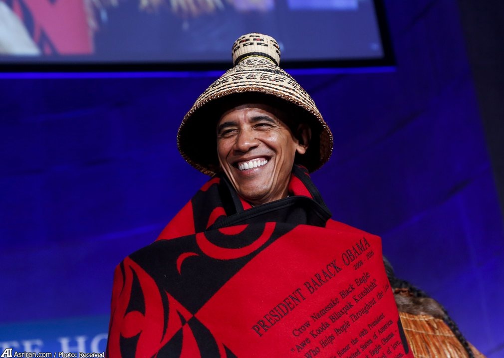 اوباما در لباس قبیله (+عکس)