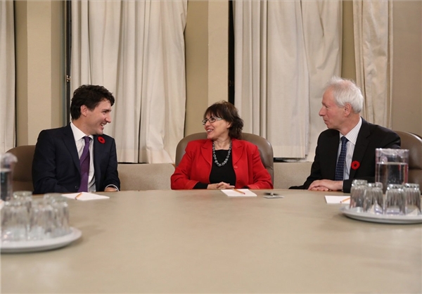 نخست‌ وزیر کانادا با هما هودفر دیدار کرد