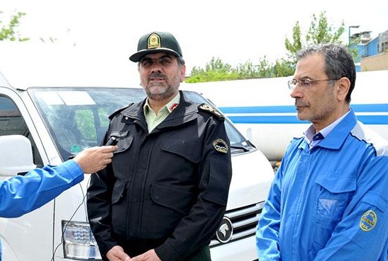 بازدیدفرمانده نیروی انتظامی تهران از ایران خودرو دیزل