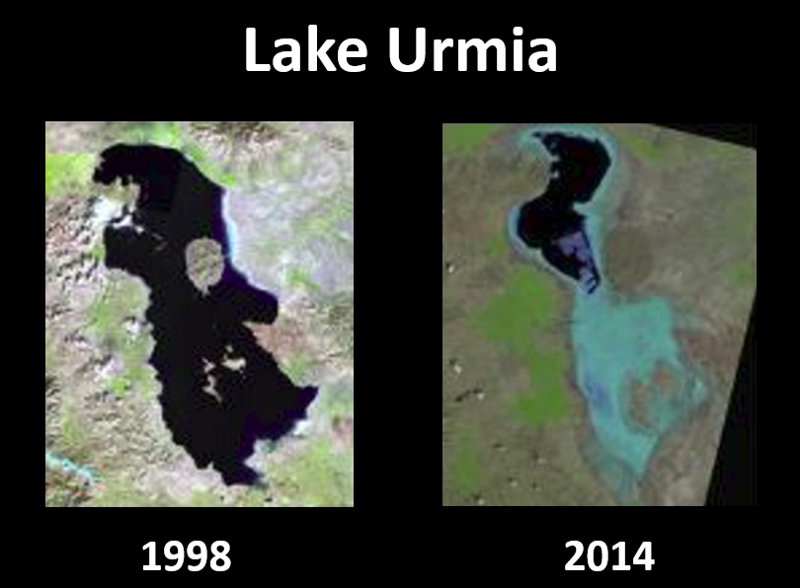 دریاچه ارومیه آرام آرام به زندگی باز می‌گردد