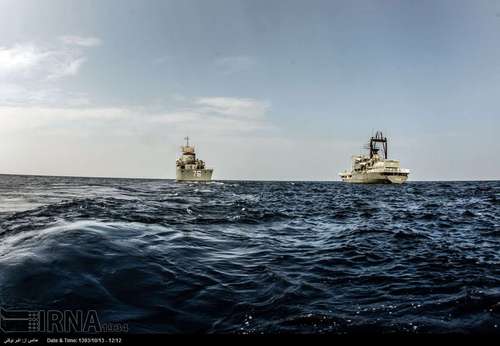 ناوگروه نیروی دریایی در خلیج عدن (عکس) 