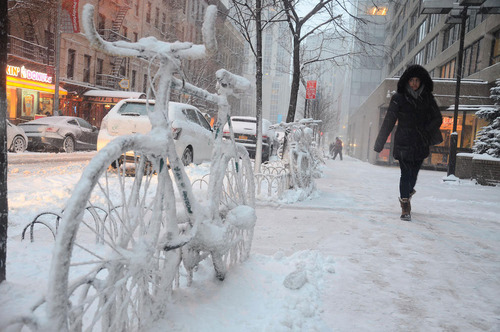برف و سرما در نیویورک و پنسیلوانیا (آمریکا)