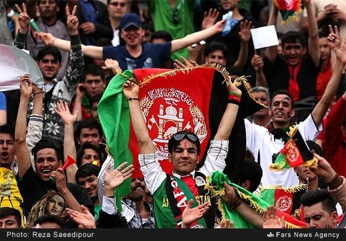 هواداران فوتبال ایران و افغانستان