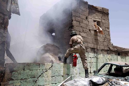 60 کشته و 50 زخمی در حمله هوایی عربستان به صنعا