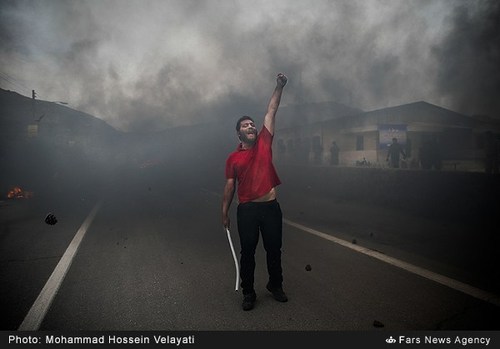 عکس اغتشاش اغتشاشات خیابانی اغتشاش در تهران اخبار تهران