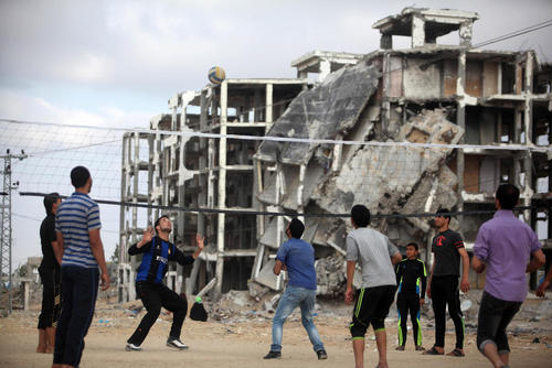والیبال در غزه