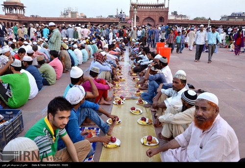 سفره افطاری در هند (عکس) 