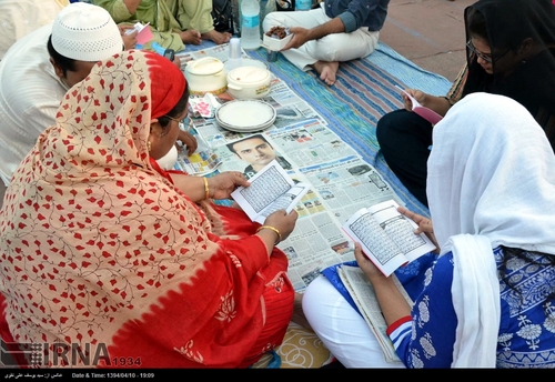 سفره افطاری در هند (عکس) 