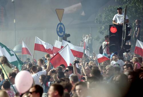 هفتاد و یکمین سالگرد قیام مردم لهستان علیه نازی ها در شهر ورشو پایتخت لهستان