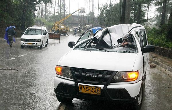 خسارات توفان در شمال فیلیپین