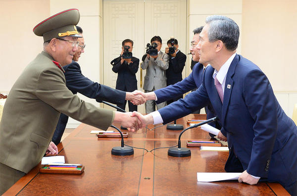 به نتیجه رسیدن مذاکره کنندگان دو کره در مذاکرات 2 روز گذشته در منطقه صفر مرزی