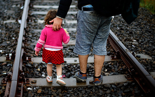 پناهجویان آسیایی در مرز مجارستان و صربستان