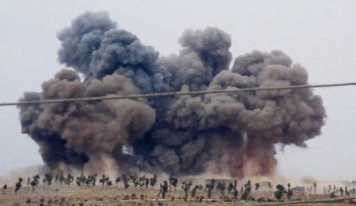 حمله جنگنده های روسی به استان ادلب سوریه
