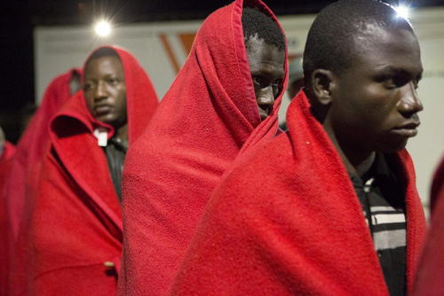 ورود 26 پناهجوی آفریقایی تبار به اسپانیا