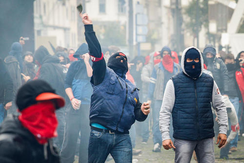 تظاهرات بر ضد دولت – بروکسل بلژیک