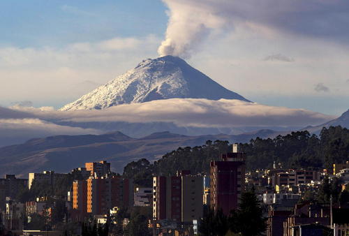 فعالیت آتشفشان در اکوادور