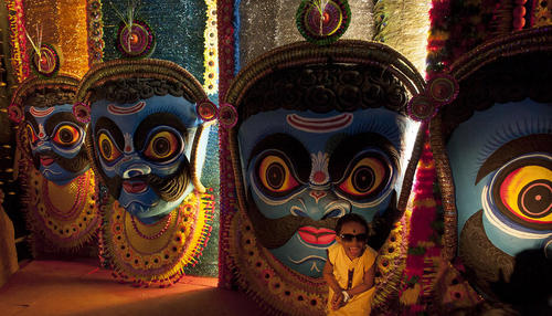 جشنواره دورگا پوجا در کلکلته هند