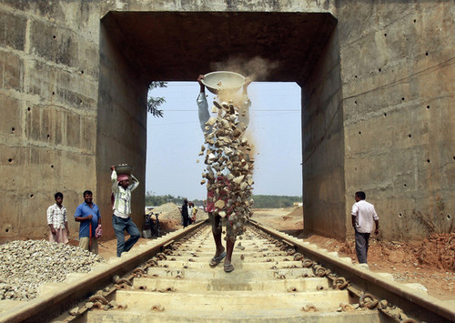 ساخت راه آهن جدید در شمال شرقی هند