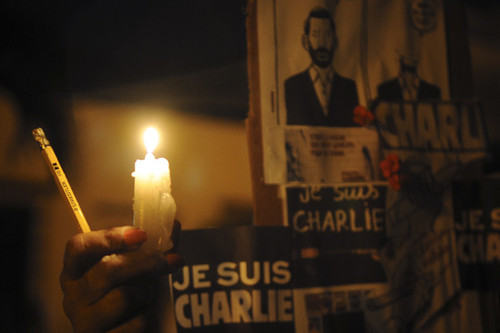 گرامیداشت قربانیان حمله به مجله فرانسوی شارلی ابدو