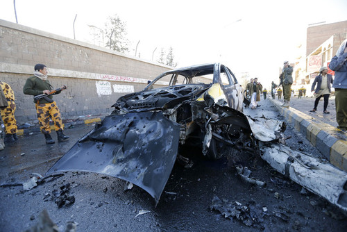 خودرو بمب گذاری شده در صنعا