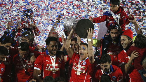 اولین قهرمانی کوپا آمریکا برای شیلی