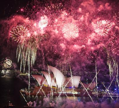 نور افشانی به مناسبت روز ملی استرالیا – سیدنی