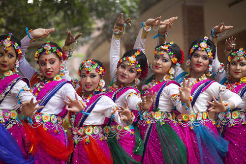 جشنواره سال نو چینی در شهر داکا بنگلادش