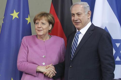 دیدار نتانیاهو و مرکل در برلین