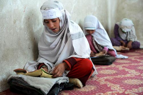 کلاس آموزش قرآن در قندهار افغانستان