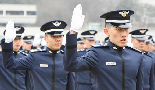 مراسم تحلیف کادر جدید نیروی هوایی ارتش کره جنوبی 
