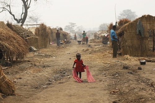 اردوگاه آوارگان جنگی در جمهوری آفریقای مرکزی